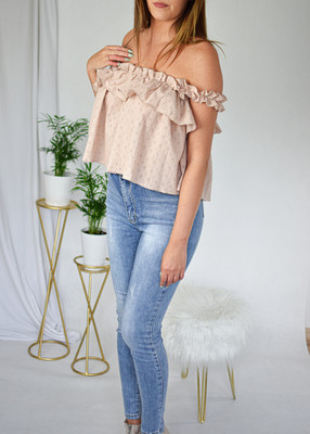 Bluzka ażurowa DIANA beż