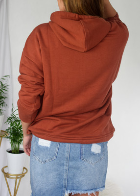Bluza OVER brąz