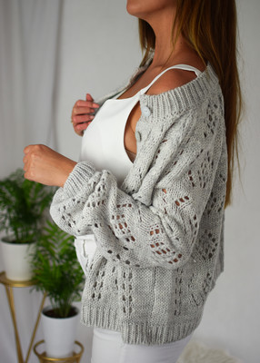 Sweterek MILO szarość