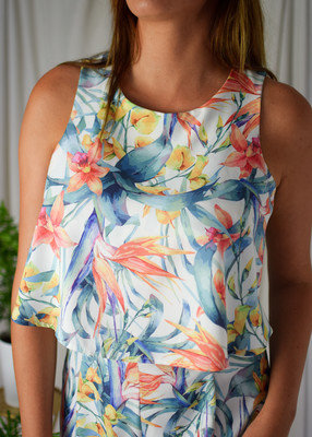 Kombinezon PRINCE kwiaty