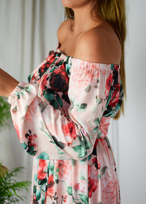 Suknia ROSE róż