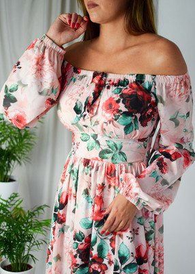 Suknia ROSE róż