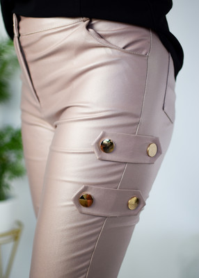 Spodnie TORONTO brudny róż