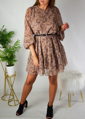 Sukienka MARGARET brąz