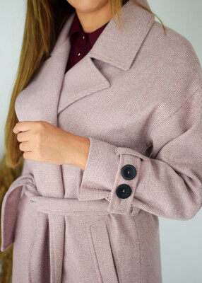 Płaszcz ALEXANDRIA róż