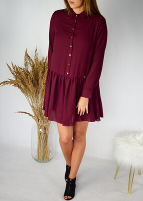 Sukienka LONGORIA bordo