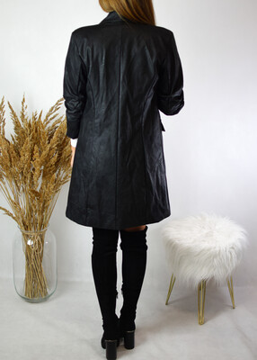 Marynarka MALMA LEATHER czerń