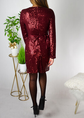 Sukienka SALVA bordo