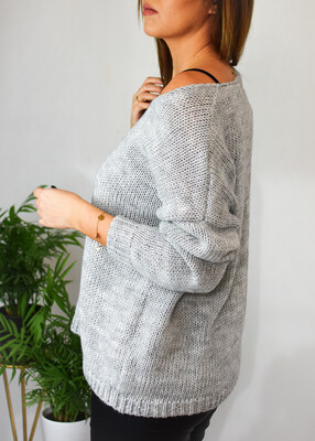 Sweter MADISON szarość