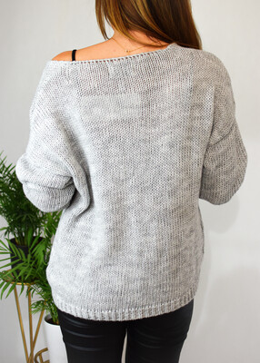 Sweter MADISON szarość