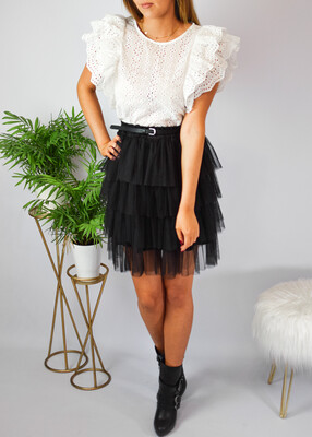 Bluzka ażurowa IVY ecru