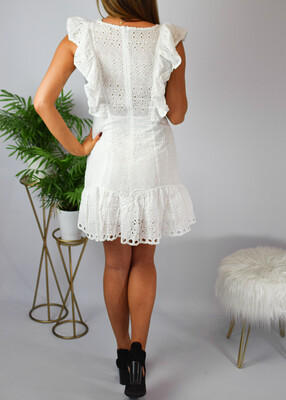 Sukienka CHARLOTTE ecru