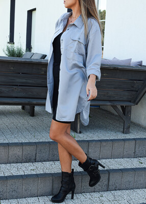 Koszula FALL LONG szarość