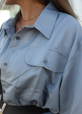 Koszula FALL LONG szarość