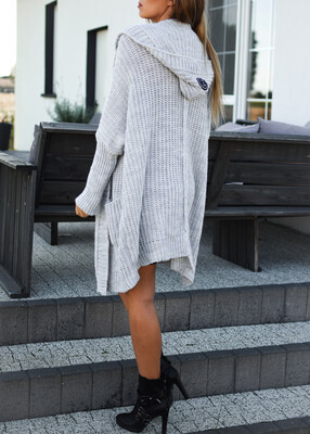 Sweter TEXAS szarość