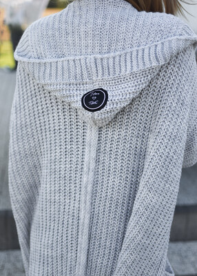 Sweter TEXAS szarość