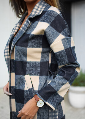 Płaszcz CONTIGO krata