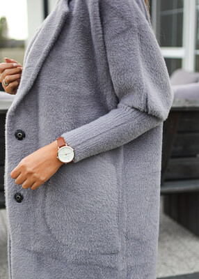 Płaszcz ALPAKA szarość