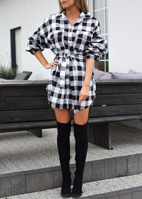 Tunika koszulowa BOB czerń