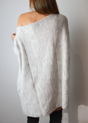 Sukienka sweterkowa LAYLA szarość