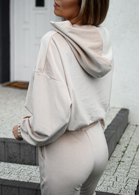 Dres welurowy ANDREA beż