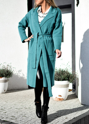 Sweter/płaszczyk LAOS zieleń